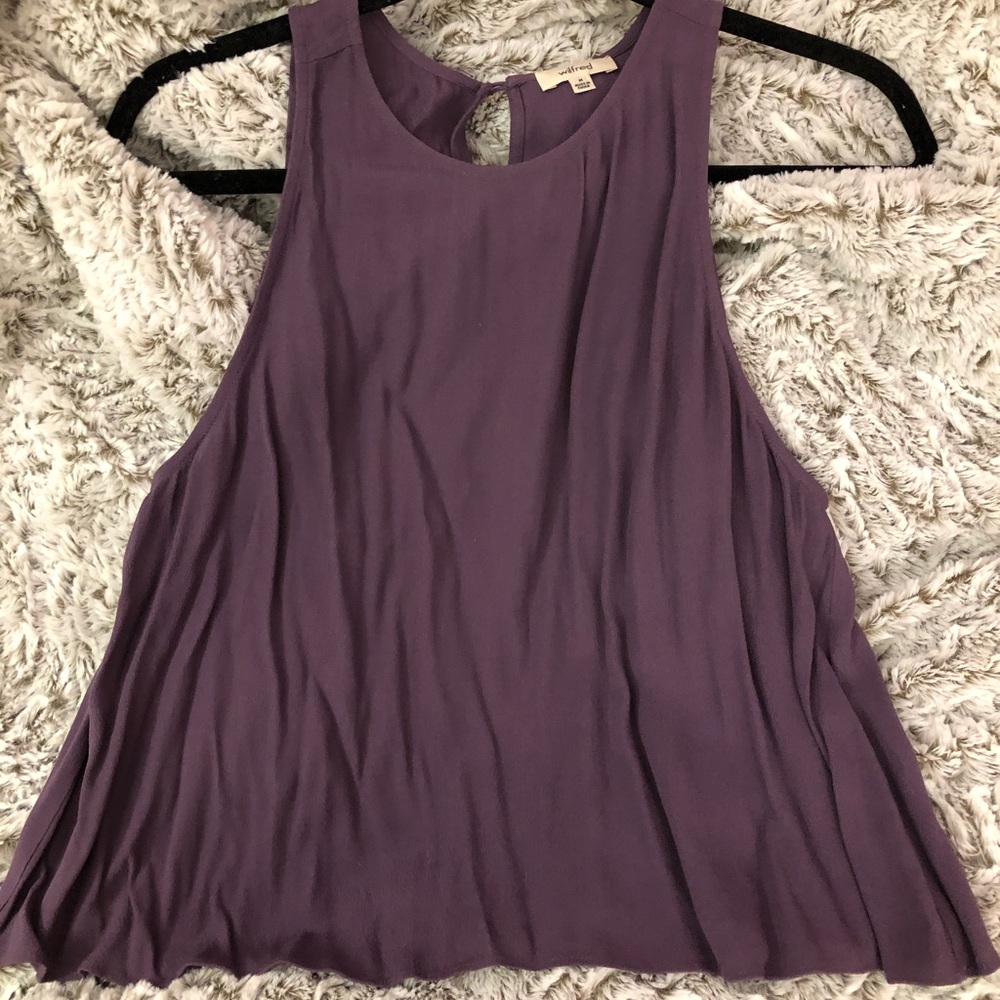 Wilfred Purple sleeveless blouse